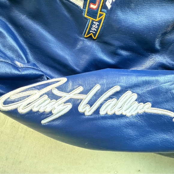 2005 Jeff Hamilton Rusty Wallace leather jacket size XL - Picture 6 of 10